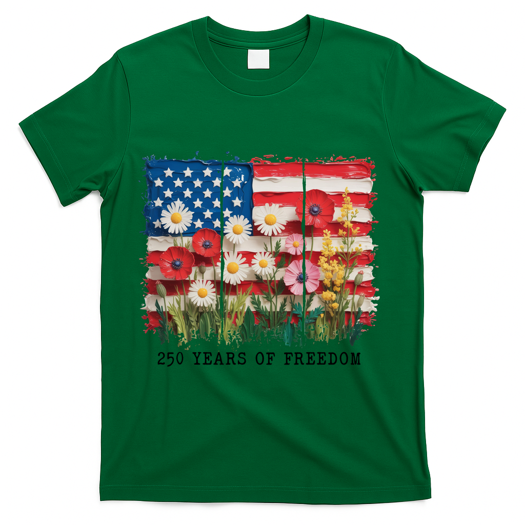 250 Years Of Freedom 4th Of July T-Shirt product image 4