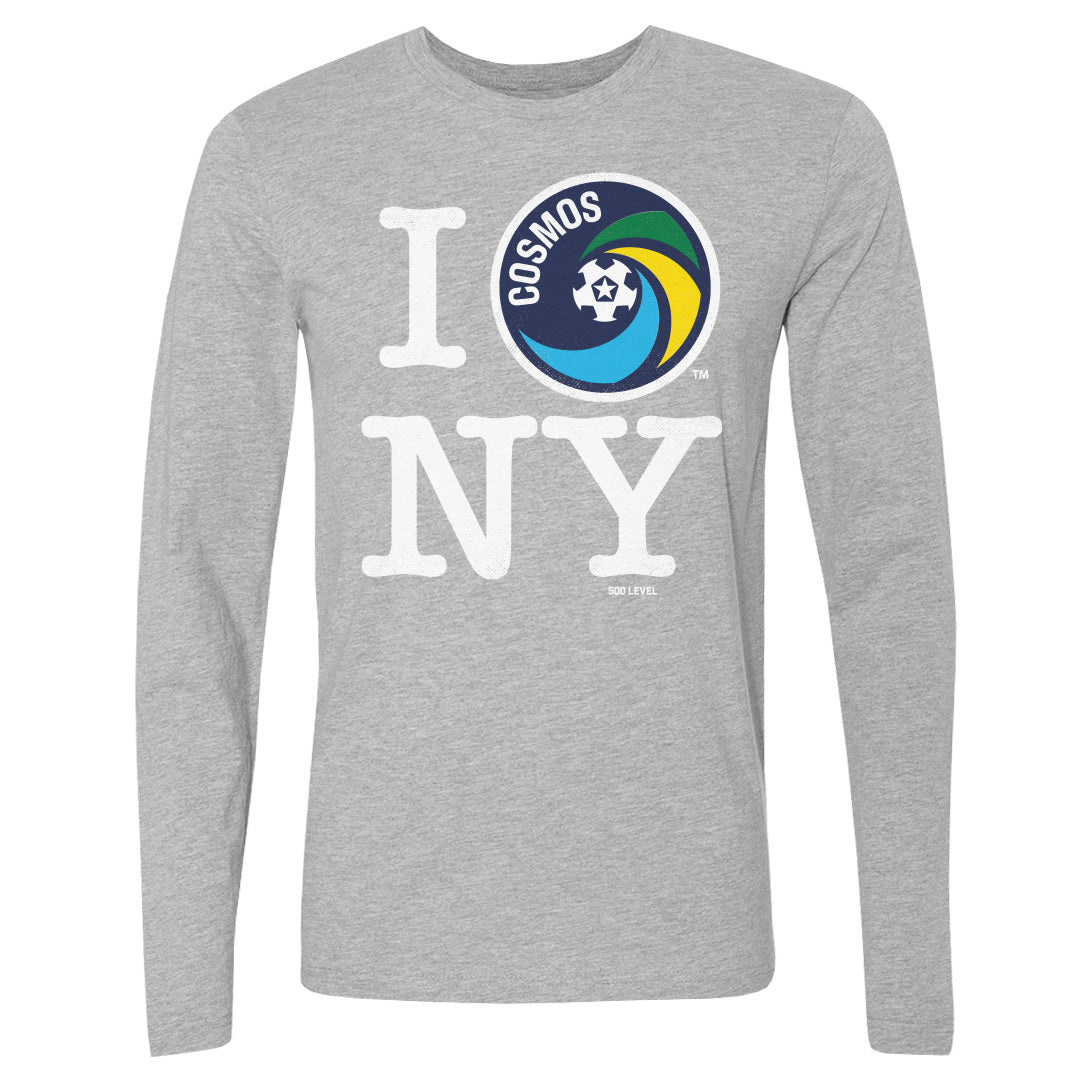 New York Cosmos I Love NY WHT Mens Long Sleeve T Shirt 500 product image 2