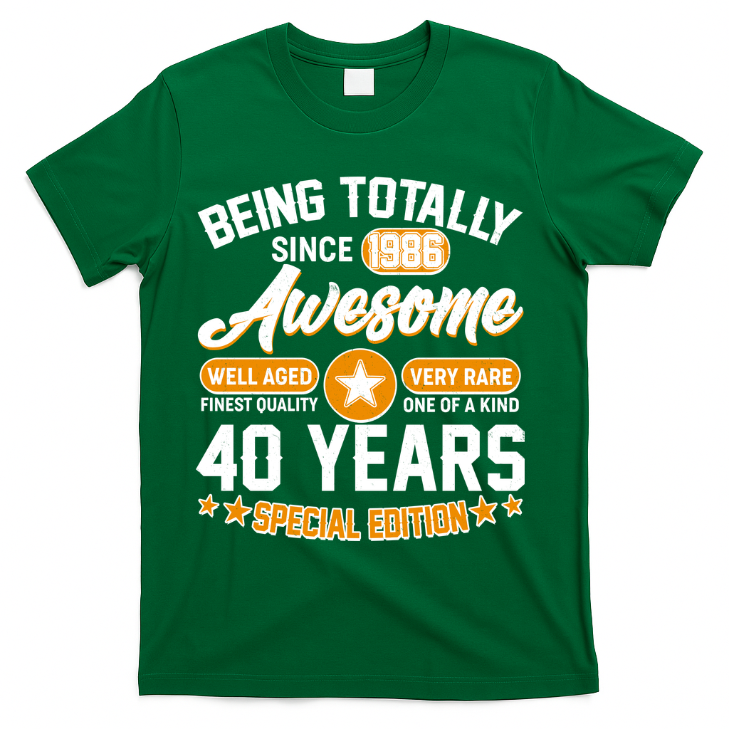 40th Birthday Being Totally Awesome Since 1986 Special product image 4