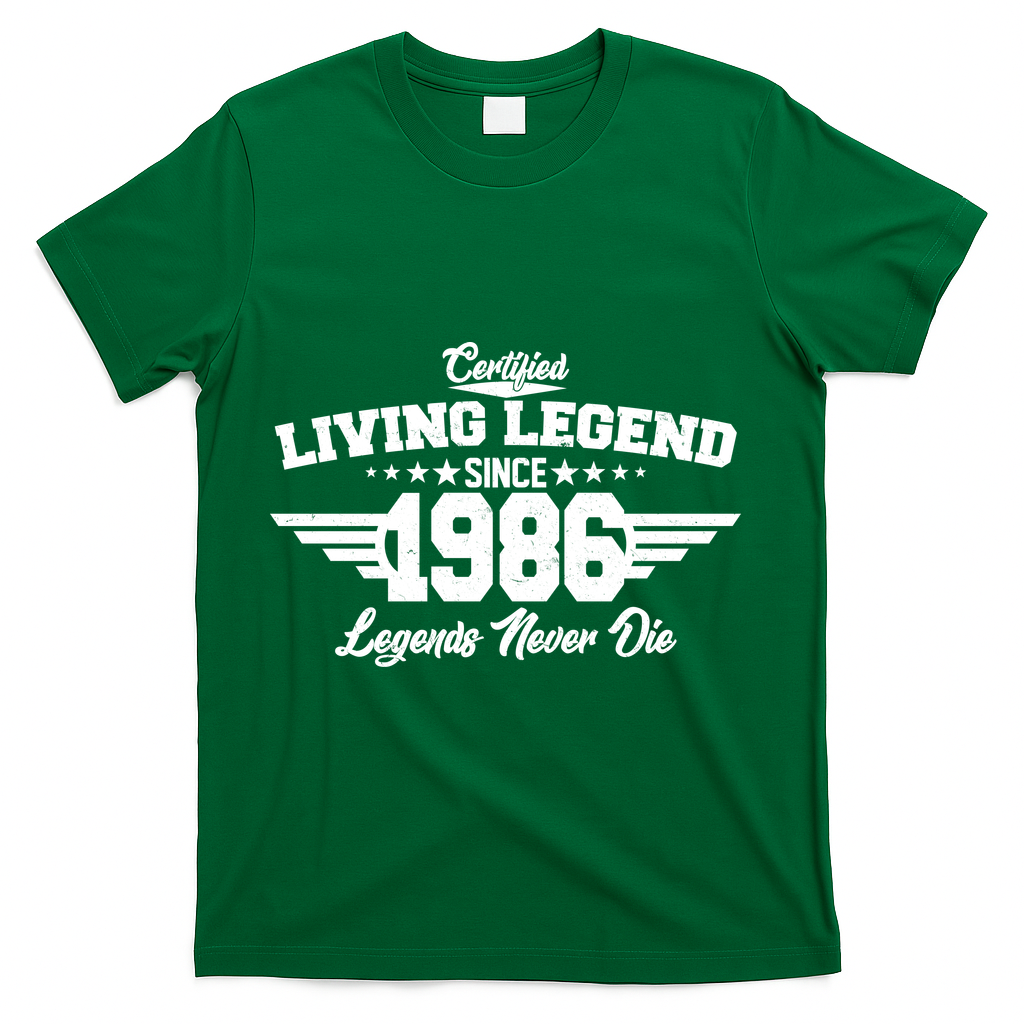 40th Birthday Certified Living Legend Since 1986 Legends product image 4