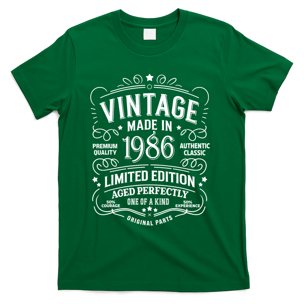 40th Birthday Vintage Made In 1986 Premium Quality product image 4