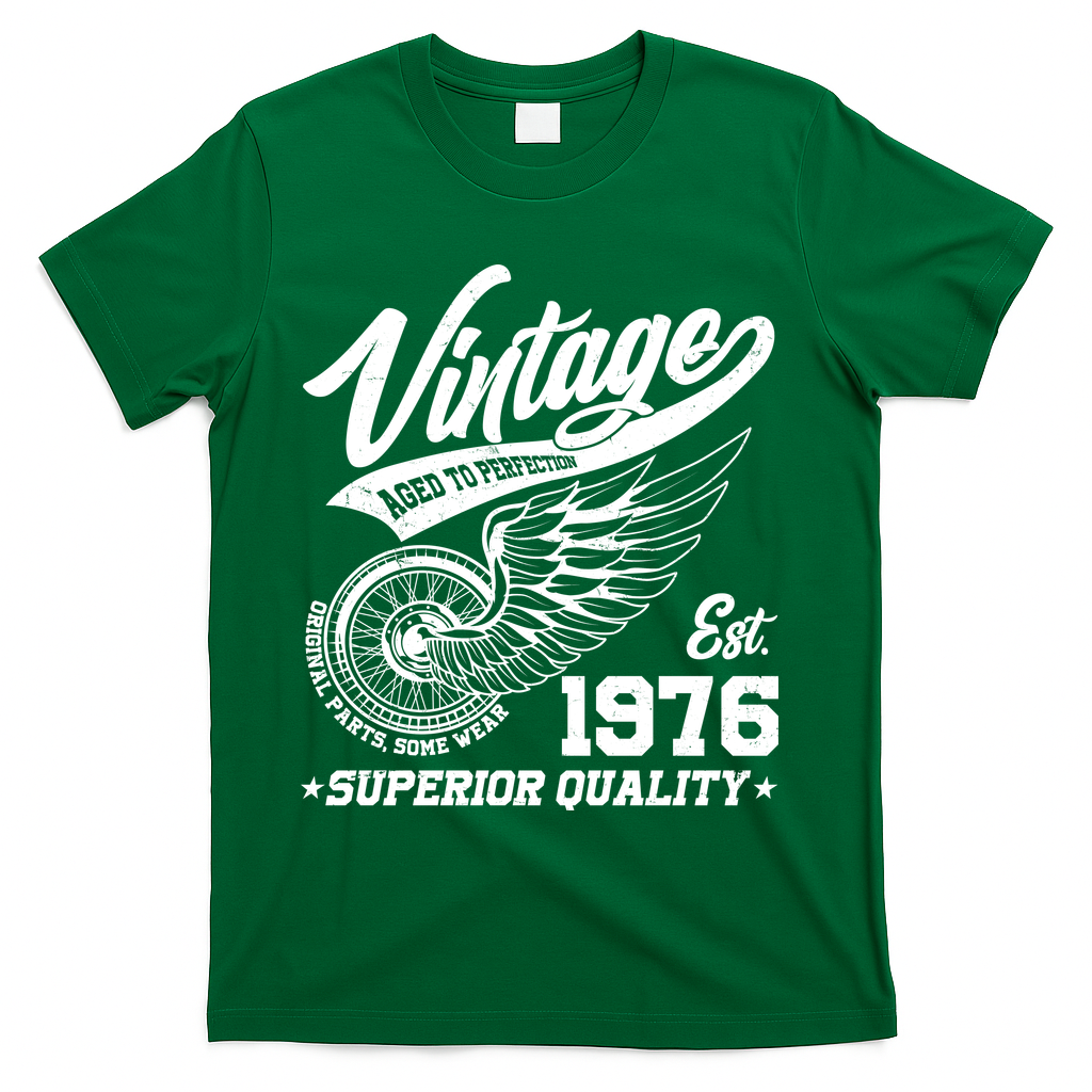 50th Birthday Vintage Age To Perfection EST 1976 Superior product image 4