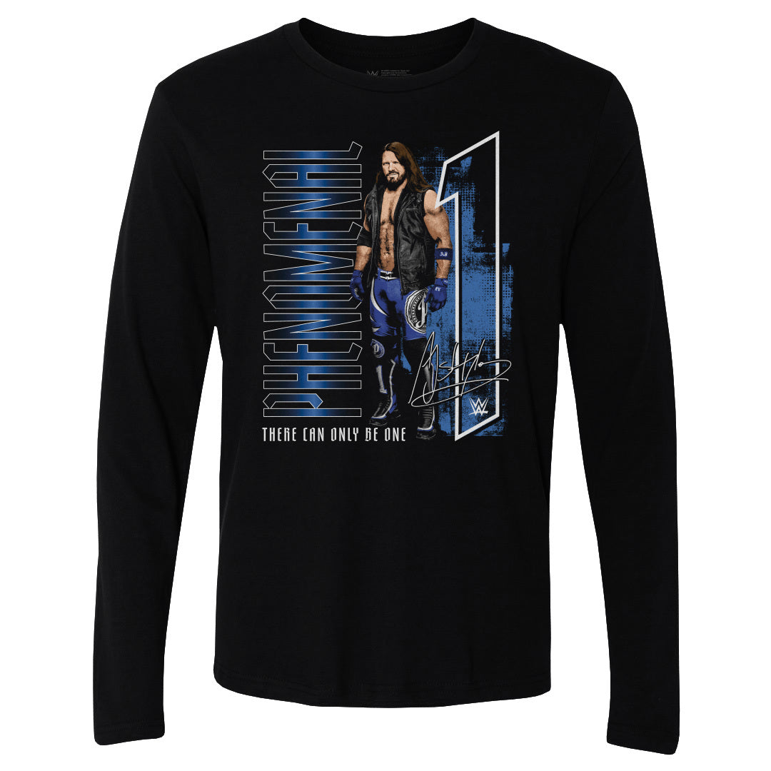 A.J. Styles Phenomenal WHT Mens Long Sleeve T Shirt 500 product image 1
