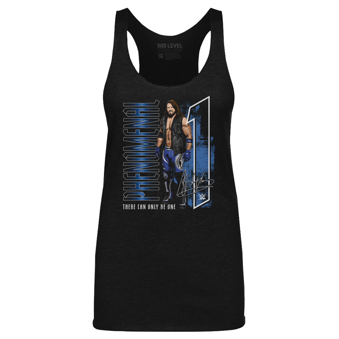 A.J. Styles Phenomenal WHT Womens Tank Top 500 Level Officially Licensed Fan Gear