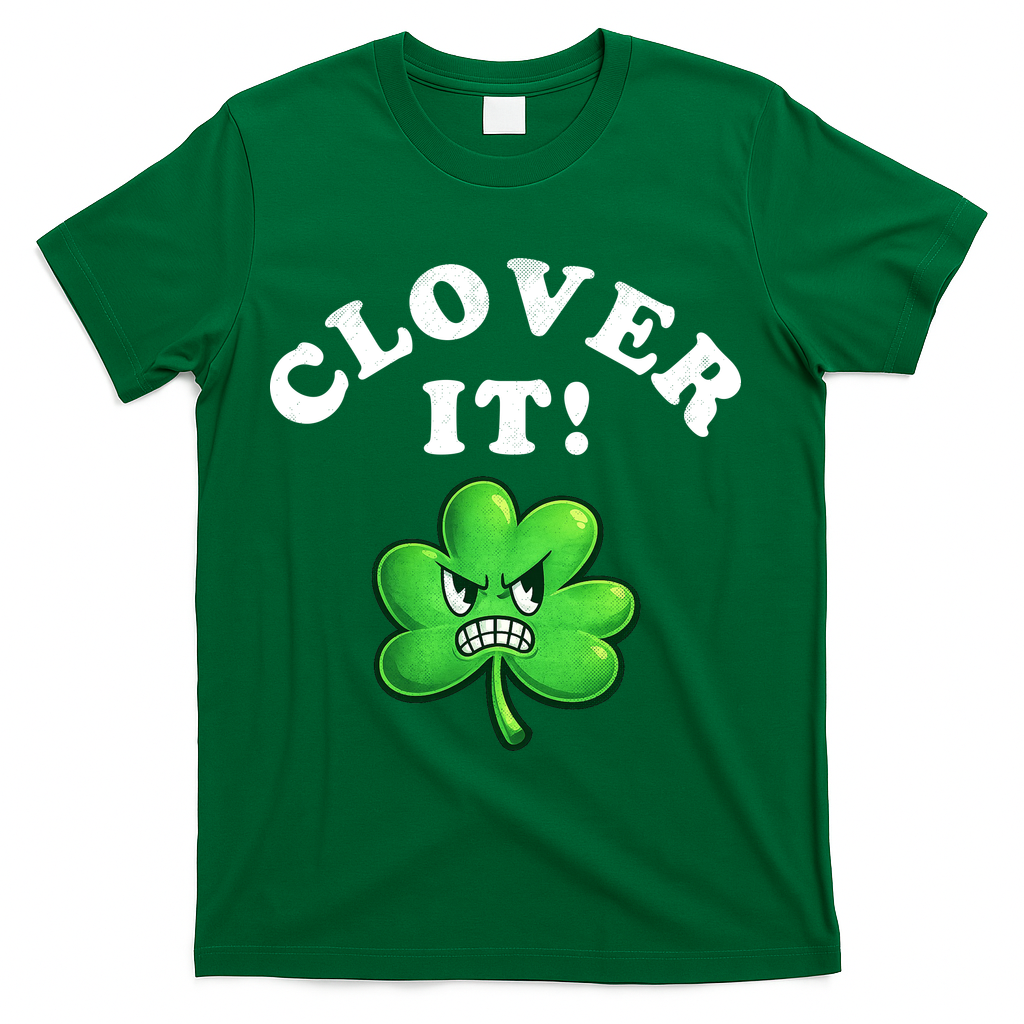 Clover It Funny St Patricks Day T-Shirt product image 4