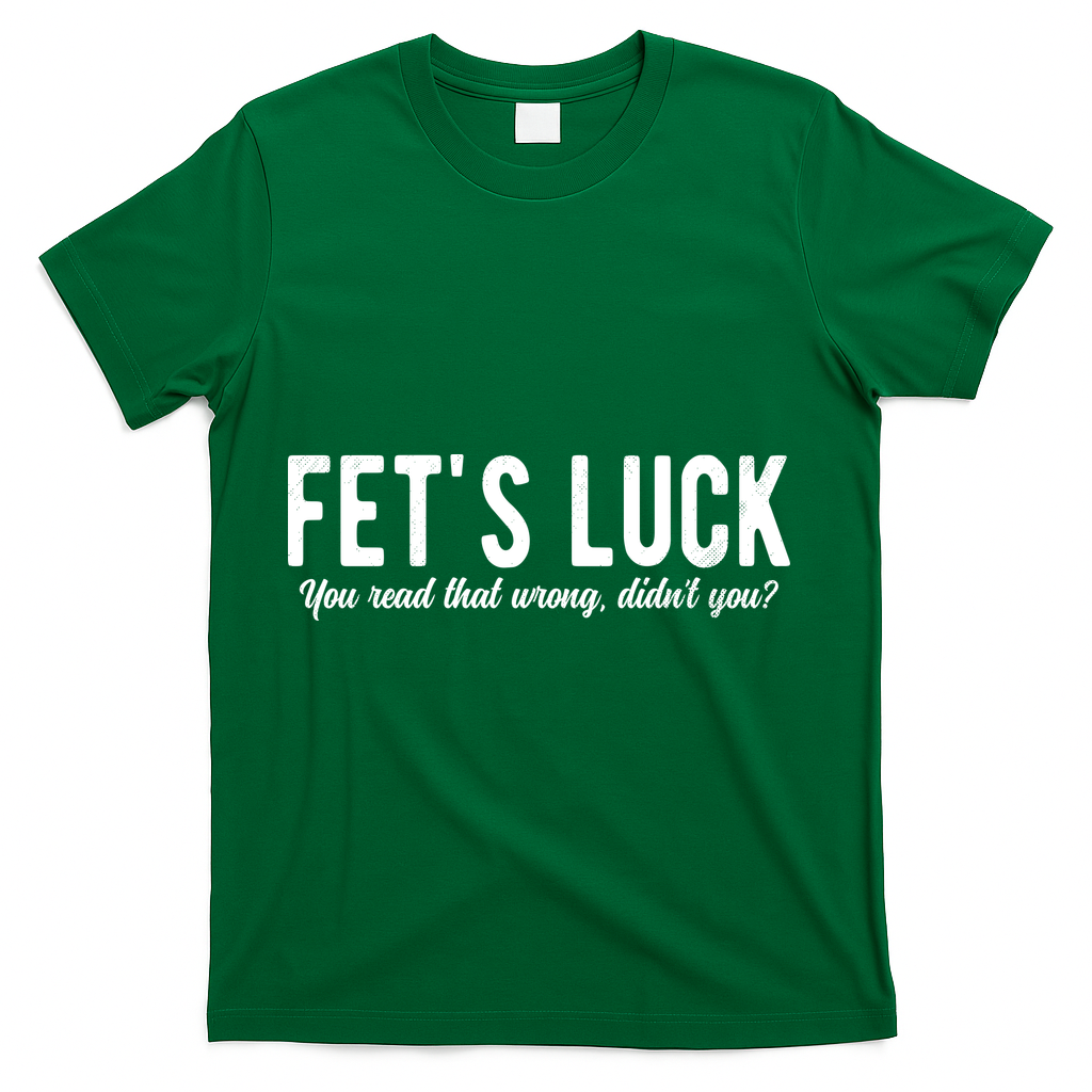 Fets Luck You Read That Wrong Didnt T-Shirt product image 4