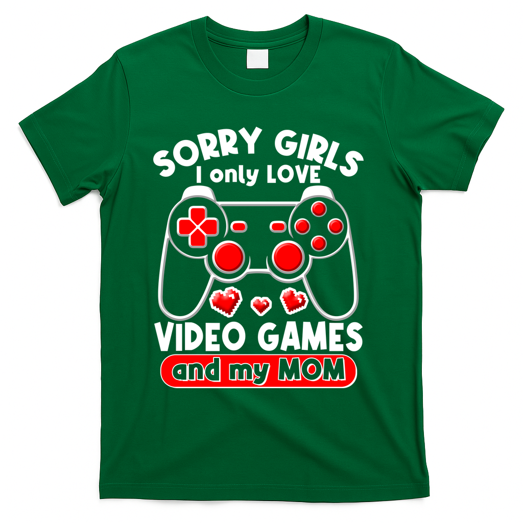 Funny Valentines Day Sorry Girls I Only Love Video Games product image 4