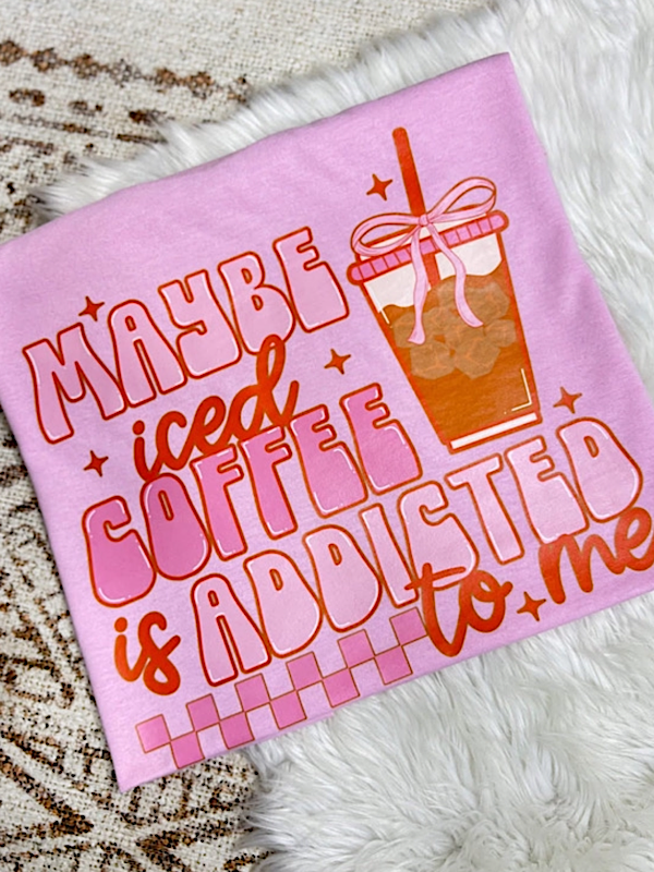 *Preorder* Maybe Ice coffee tee product image 1