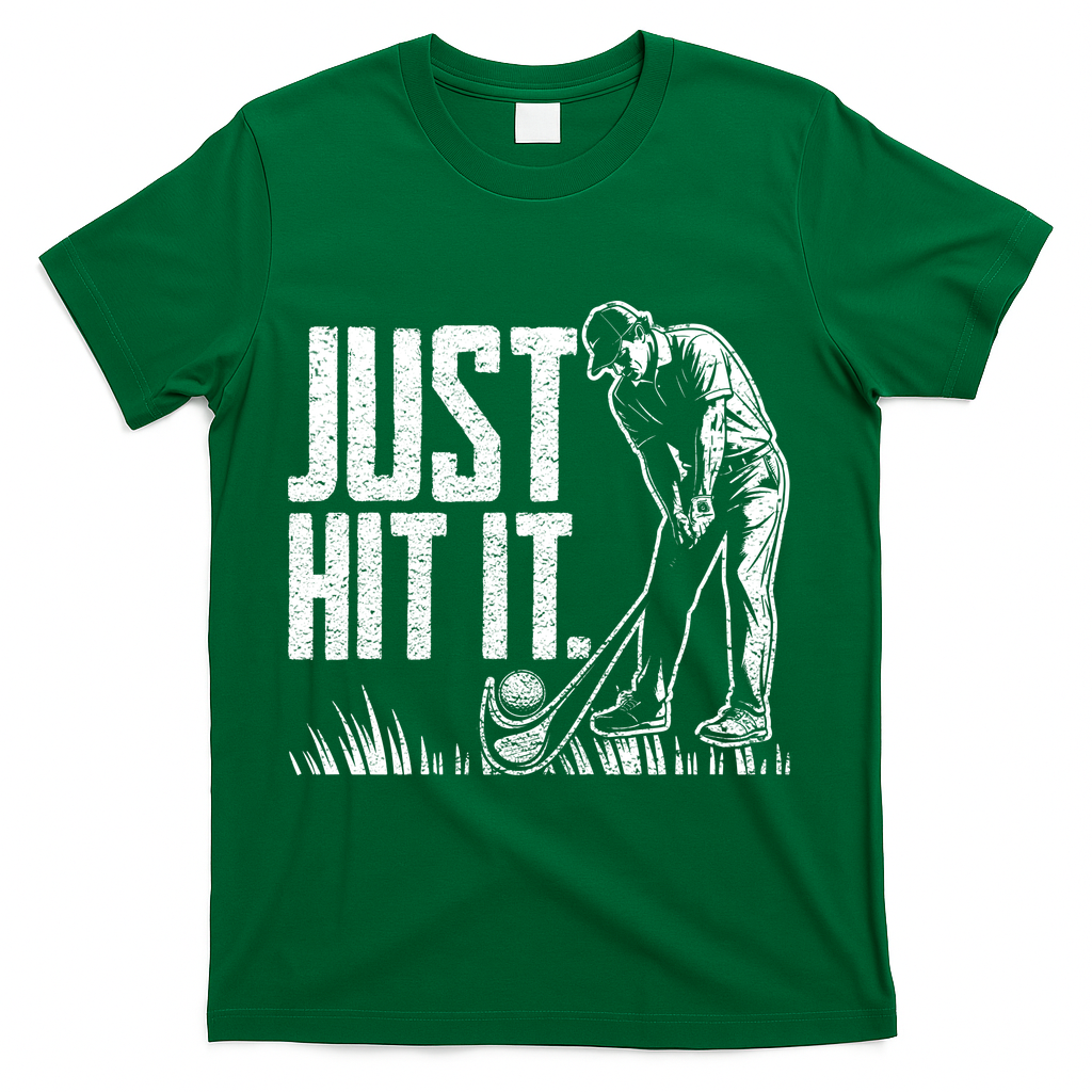 Just Hit It Funny Golf T-Shirt product image 4