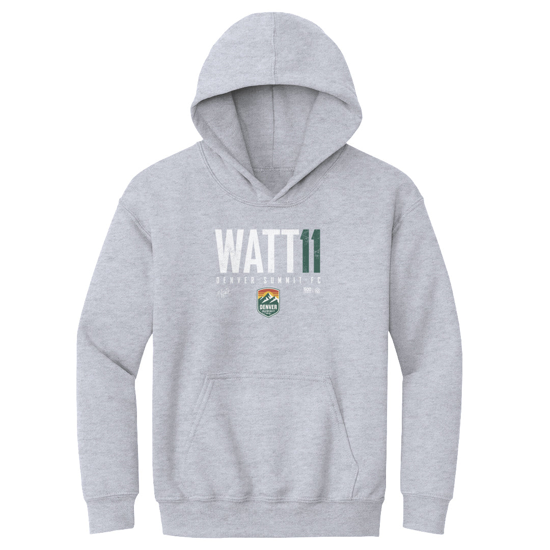 Ally Watt Denver Summit FC Elite WHT Kids Youth Hoodie 500 product image 1
