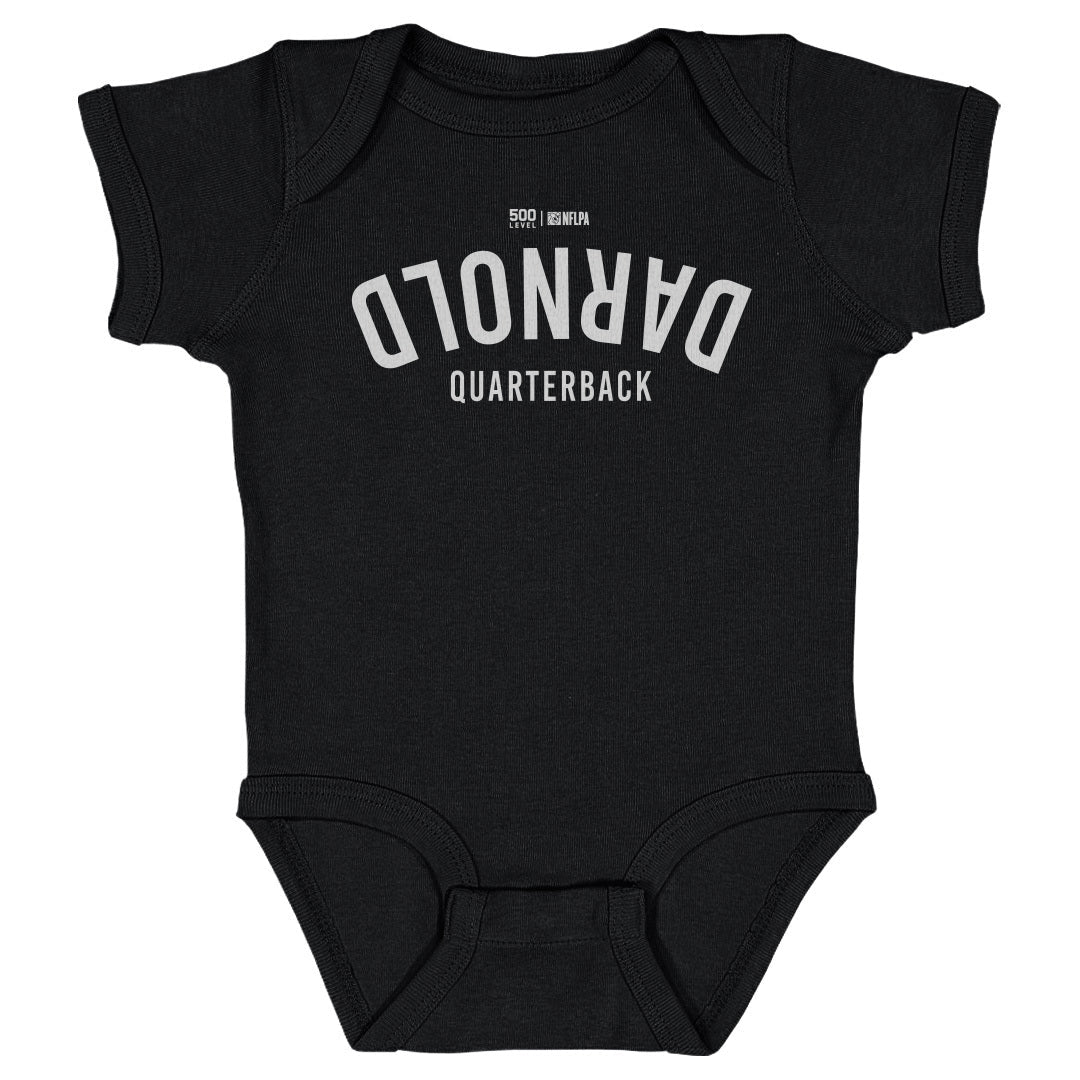 Sam Darnold Seattle Invert WHT Kids Infant Baby Romper 500 Level Officially Licensed Fan Gear
