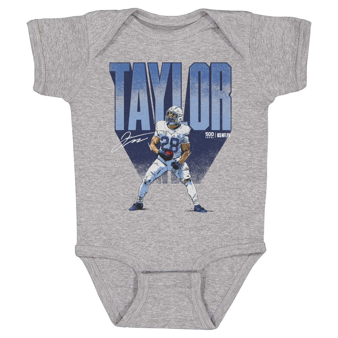 Jonathan Taylor Indianapolis Bold WHT Kids Infant Baby Romper 500 Level Officially Licensed Fan Gear