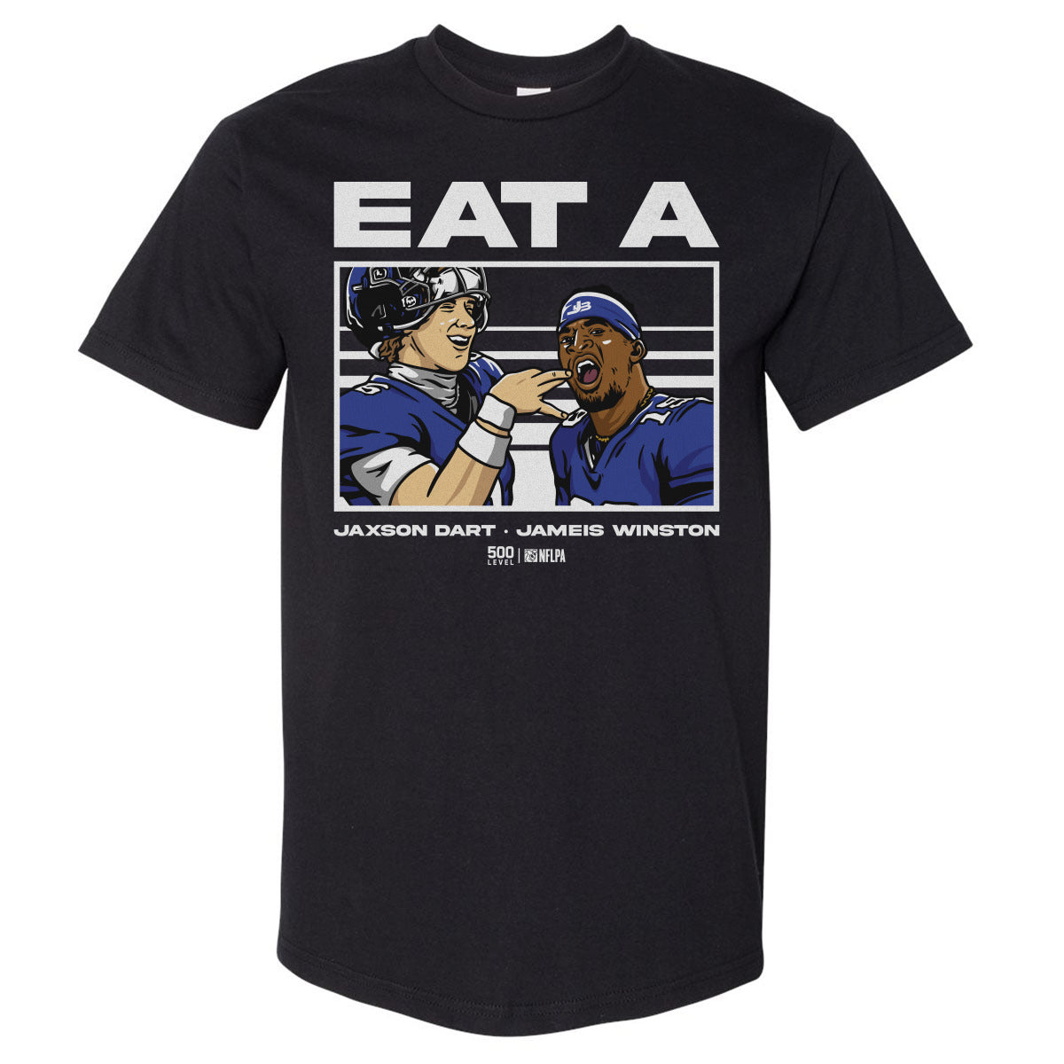 Jameis Winston & Jaxson Dart New York G Eat A W WHT Mens product image 1