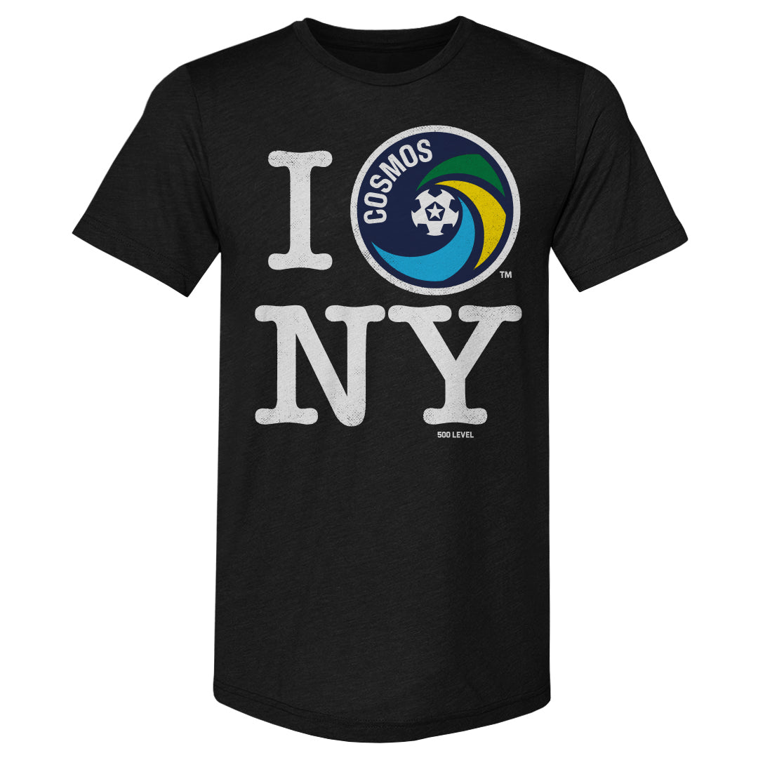 New York Cosmos I Love NY WHT Mens Premium T Shirt 500 product image 3