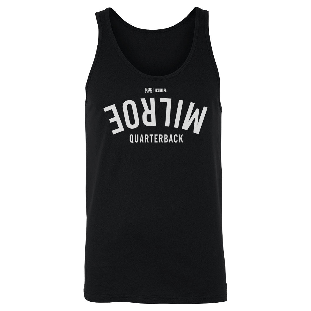 Jalen Milroe Seattle Invert WHT Mens Tank Top 500 Level Officially Licensed Fan Gear