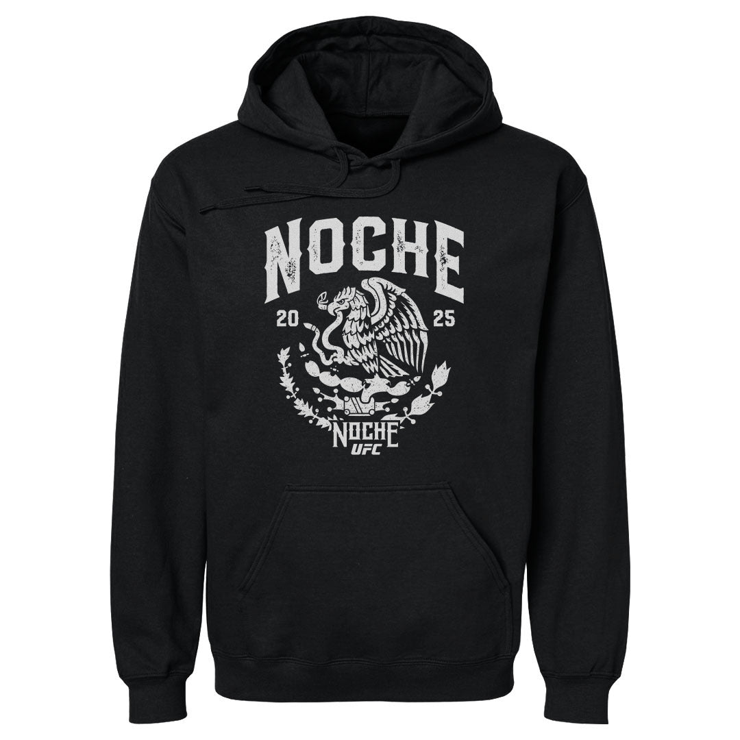UFC Noche 2025 Emblem WHT Mens Hoodie 500 Level Officially product image 1