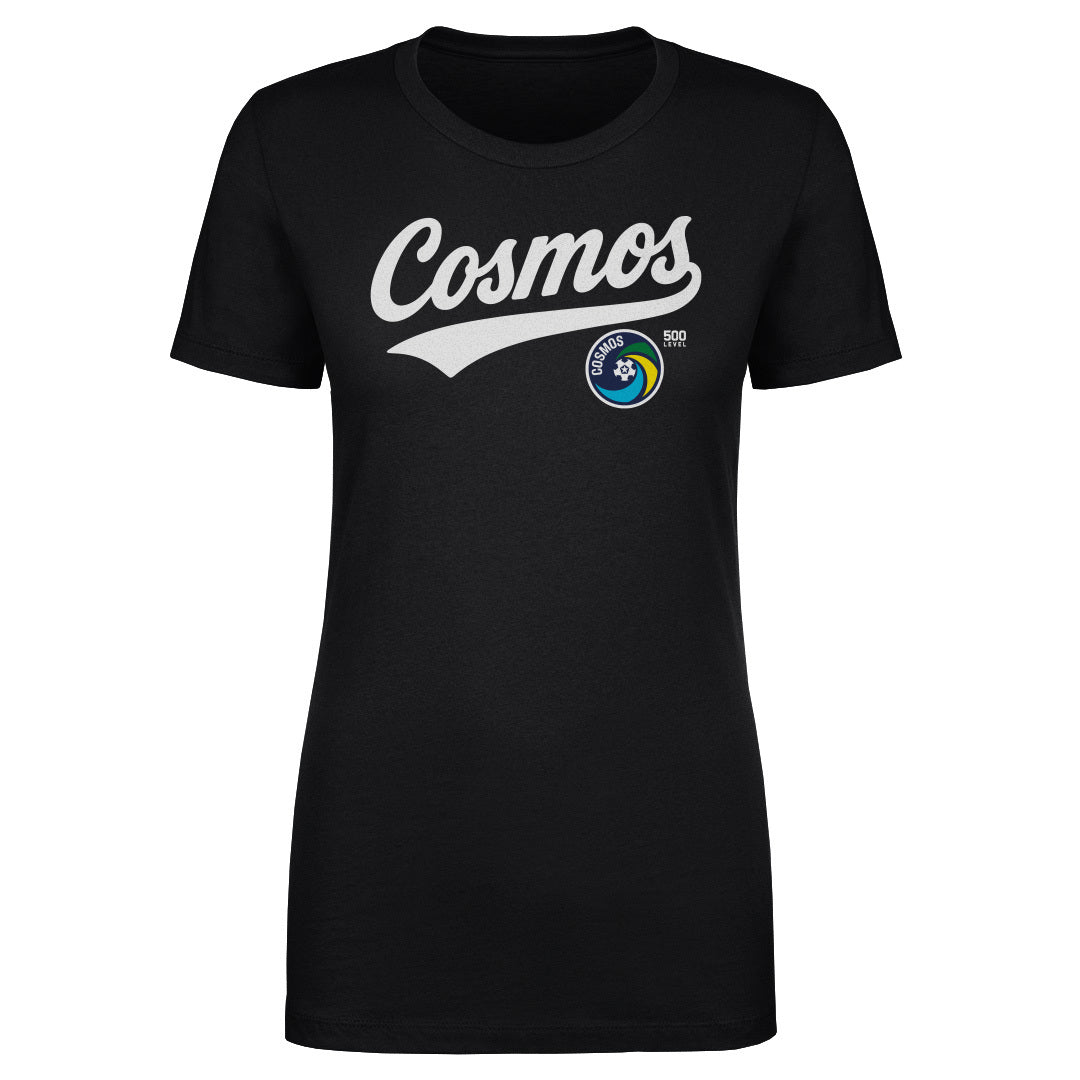 New York Cosmos Script WHT Womens T Shirt 500 Level product image 3