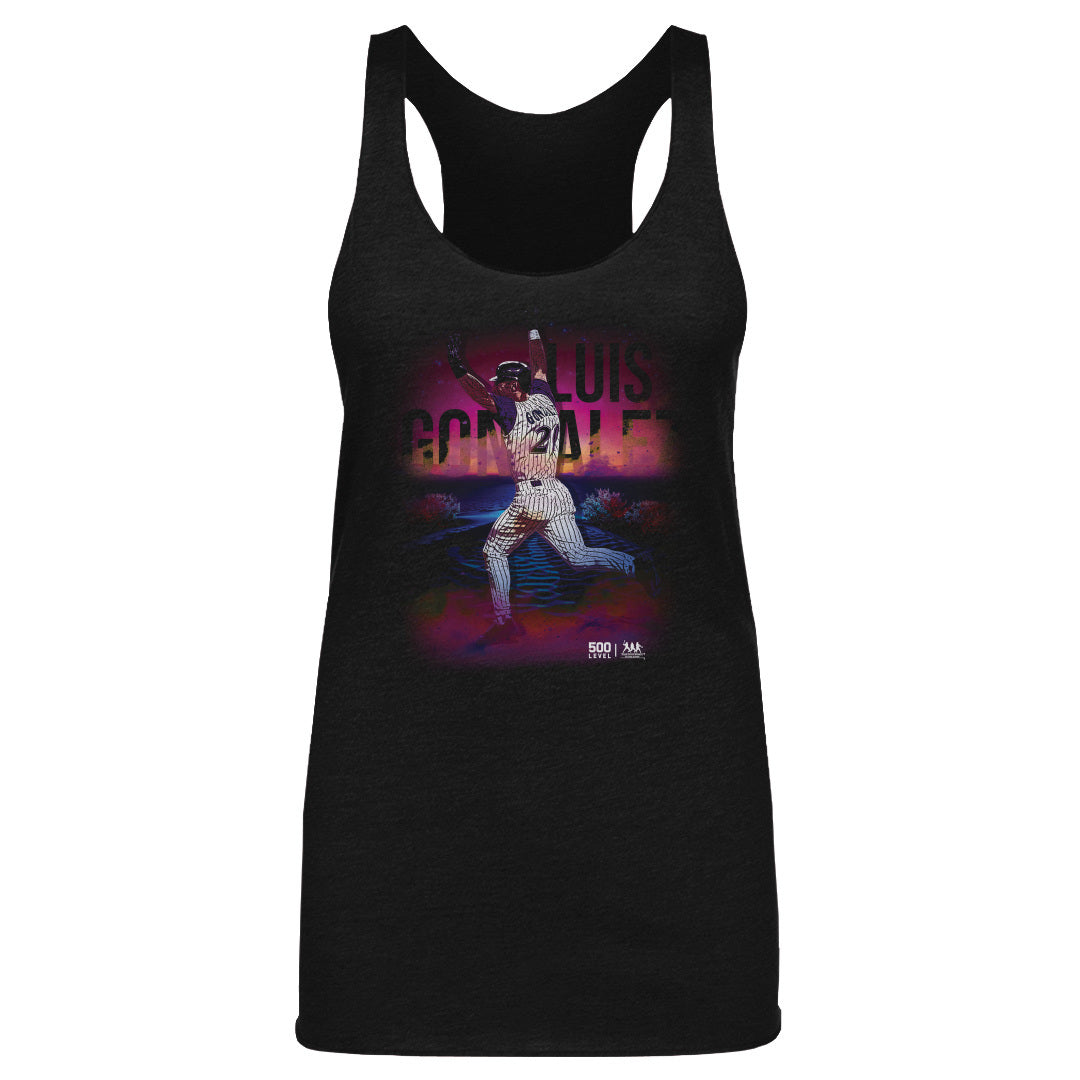 Luis Gonzalez Arizona Desert WHT Womens Tank Top 500 Level Officially Licensed Fan Gear