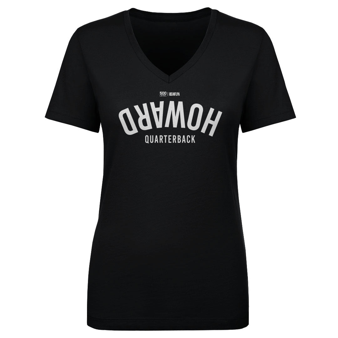 Will Howard Pittsburgh Invert WHT Womens V-Neck T Shirt 500 product image 1
