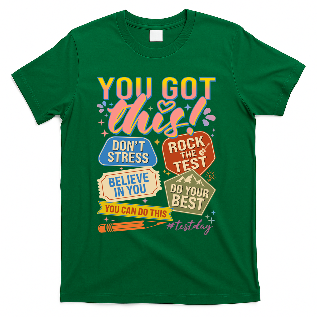 You Got This #Testday State Testing T-Shirt product image 4