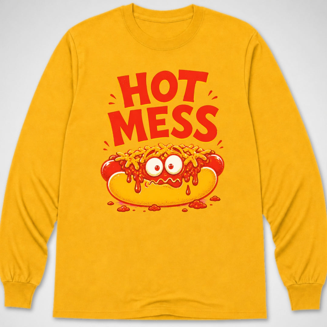 Hot Mess — Long Sleeve Tee product image 9