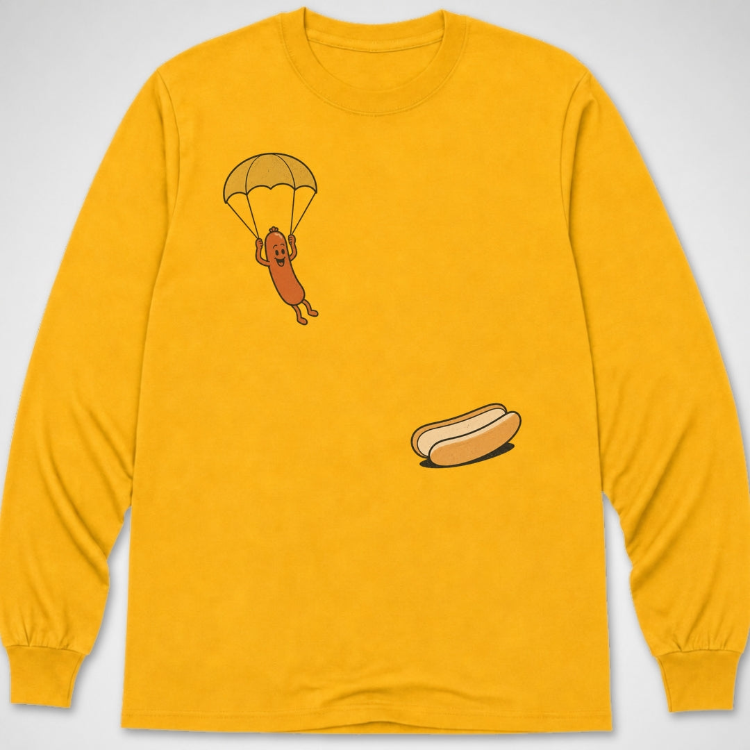 Hotdog Parachute — Long Sleeve Tee product image 9