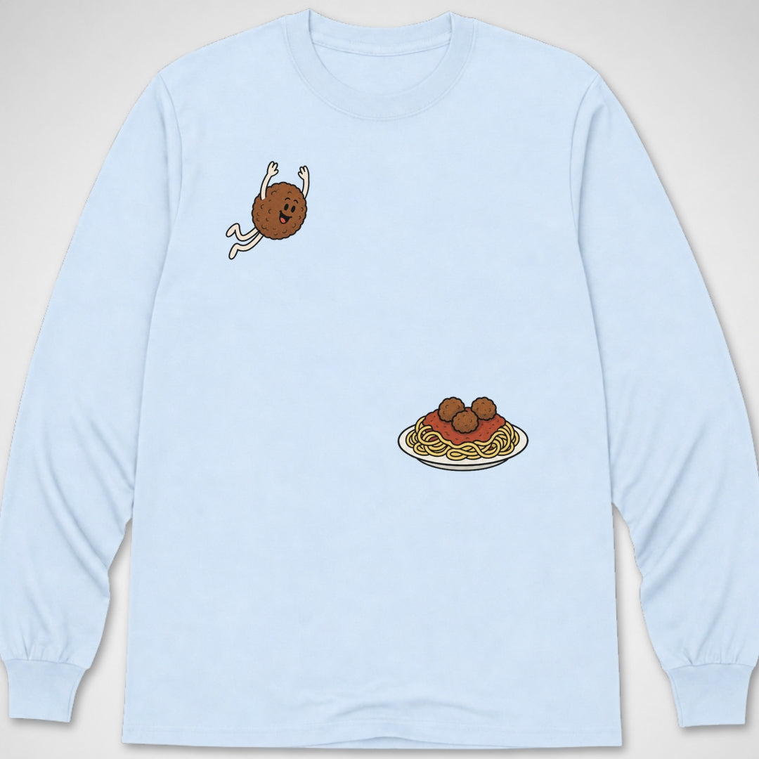 Meatball Dive — Long Sleeve Tee product image 9