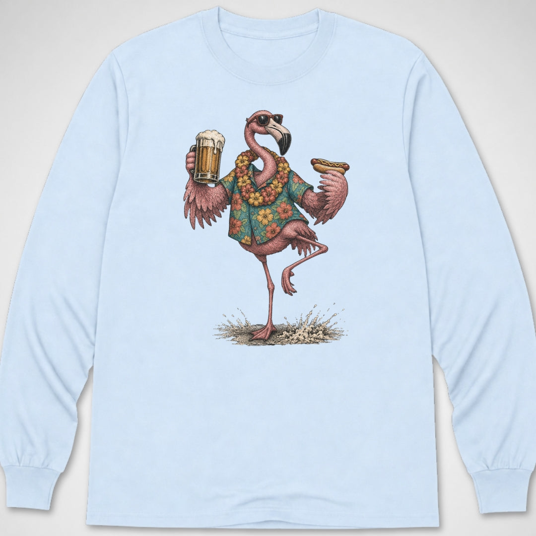 Flamingo Pose — Long Sleeve Tee product image 9