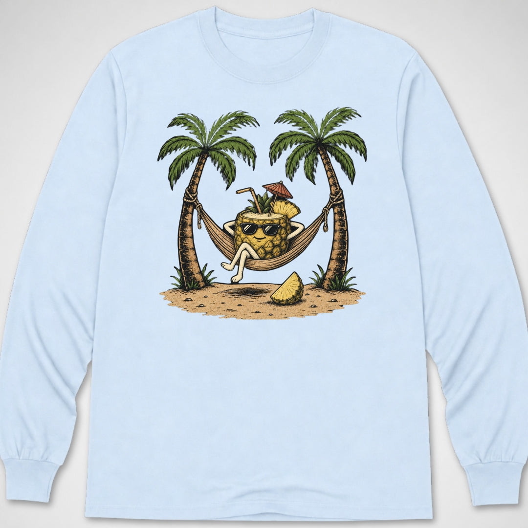Pineapple Relaxin' — Long Sleeve Tee product image 9