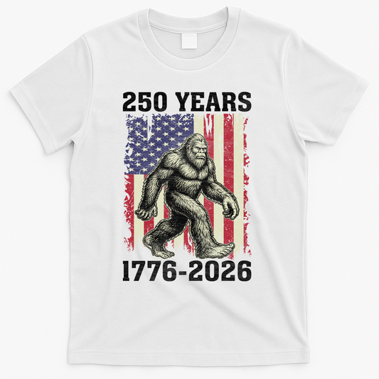250th Anniversary 1776-2026 Big Foot USA 250 Years T-Shirt product image 1