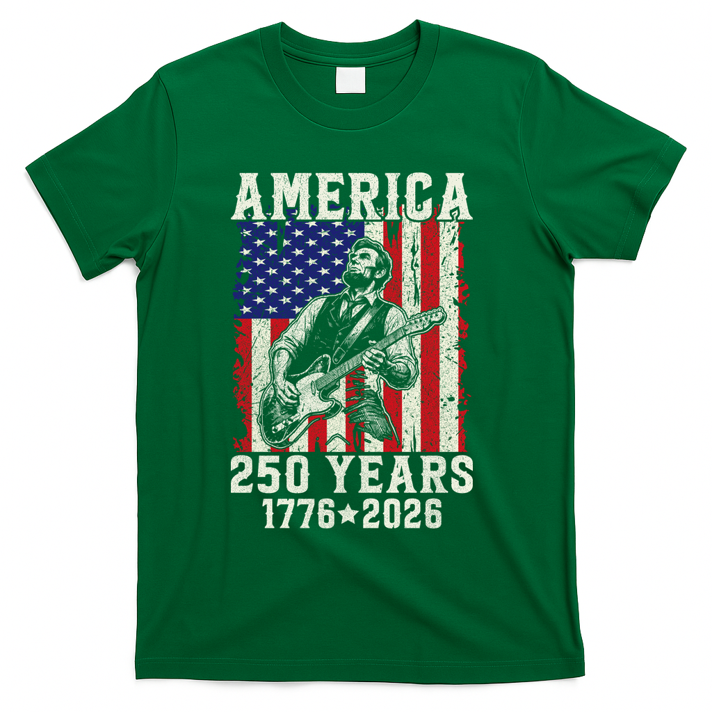 250th Anniversary Abraham Lincoln Guitar 250 Years Birthday product image 4