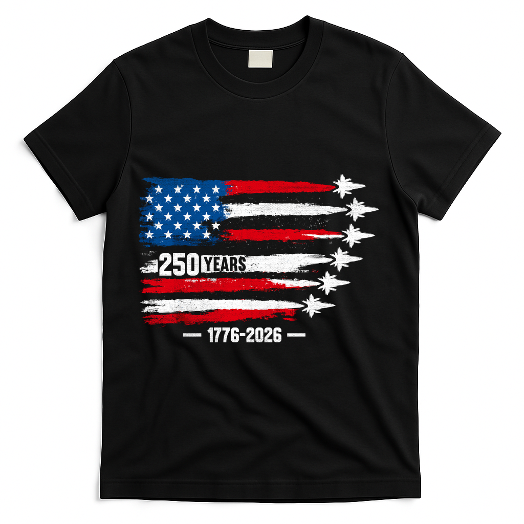 250th Anniversary USA Patriotic 250 Years American T-Shirt product image 2