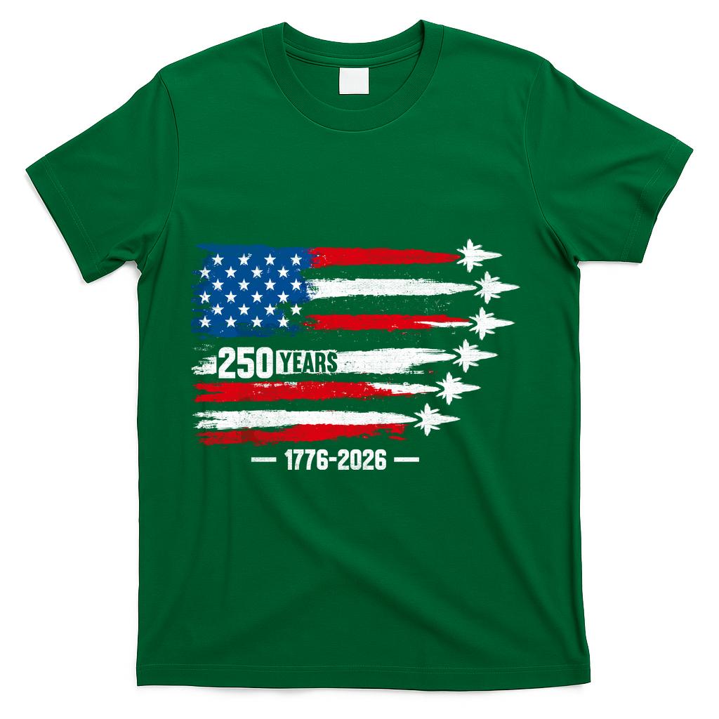 250th Anniversary USA Patriotic 250 Years American T-Shirt product image 4