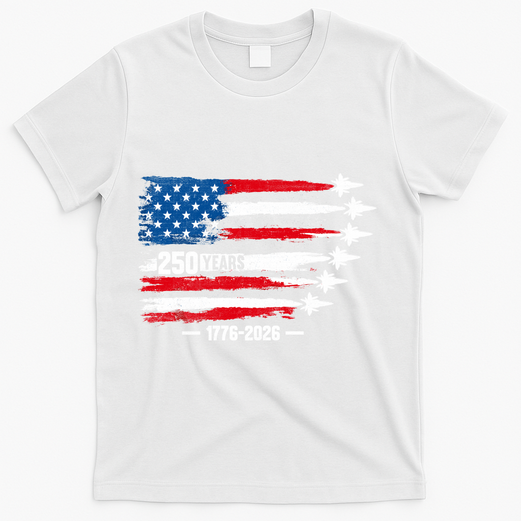 250th Anniversary USA Patriotic 250 Years American T-Shirt product image 1