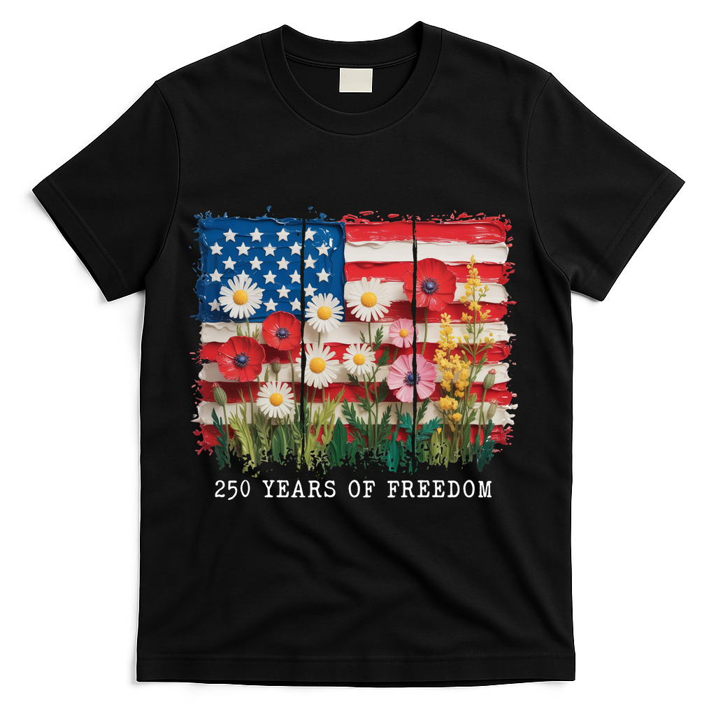 250 Years Of Freedom 4th Of July T-Shirt product image 2