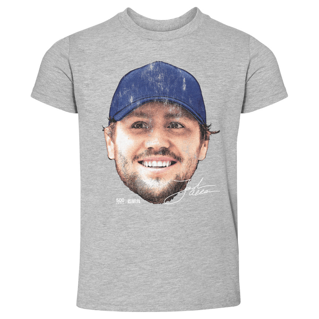 Josh Allen Buffalo Vintage Head WHT Kids Toddler T Shirt product image 1