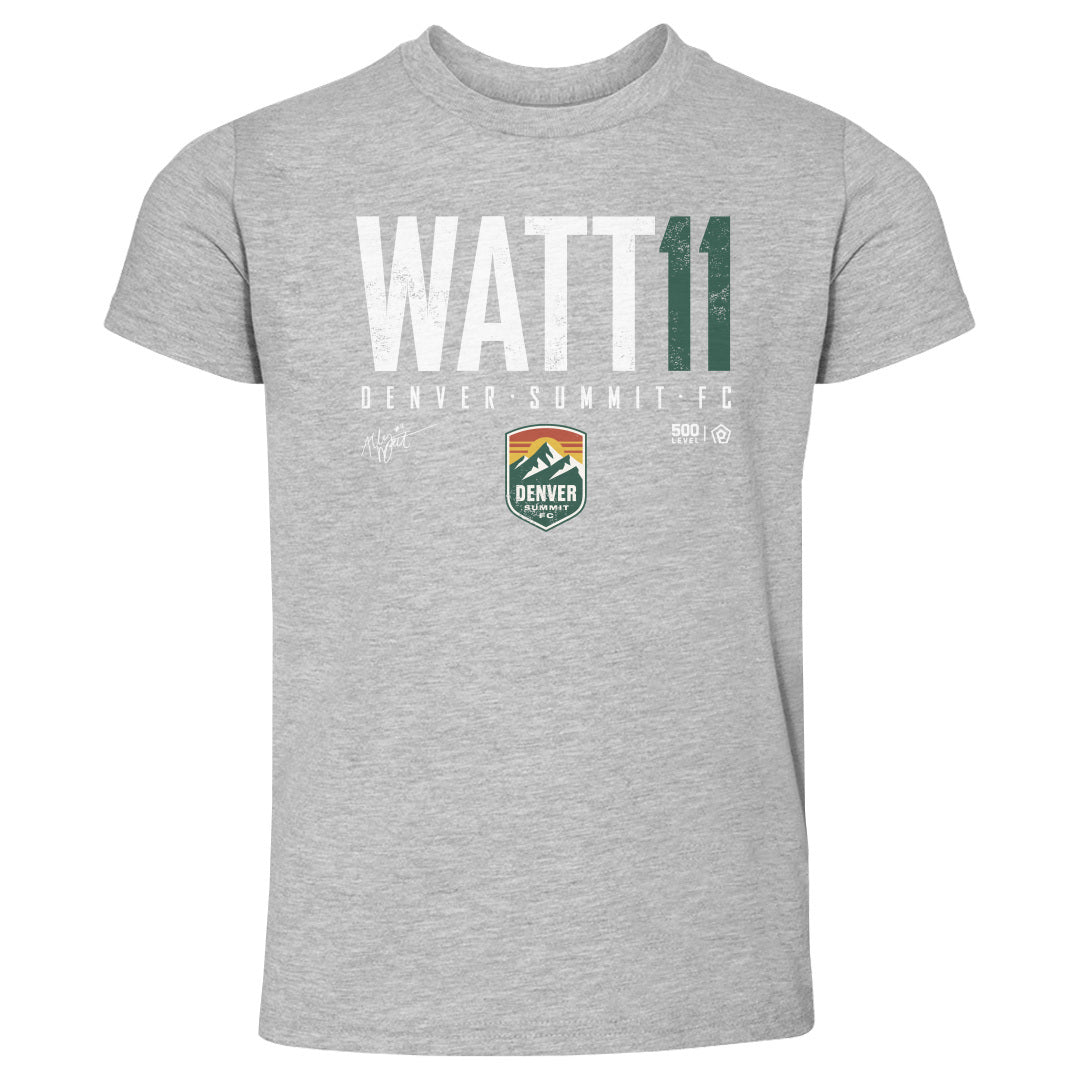 Ally Watt Denver Summit FC Elite WHT Kids Toddler T Shirt product image 1