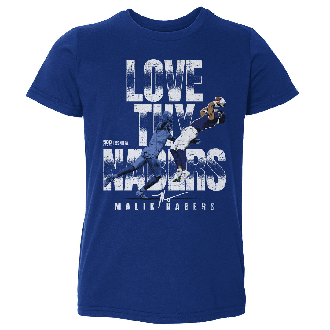 Malik Nabers New York G Love Thy WHT Kids Toddler T Shirt product image 2