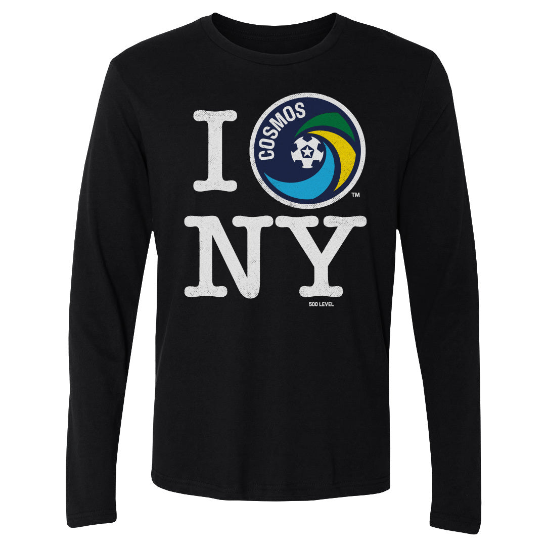 New York Cosmos I Love NY WHT Mens Long Sleeve T Shirt 500 product image 1