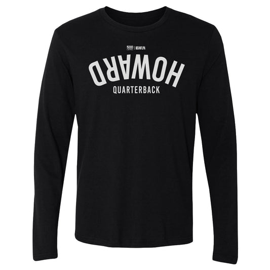 Will Howard Pittsburgh Invert WHT Mens Long Sleeve T Shirt product image 1