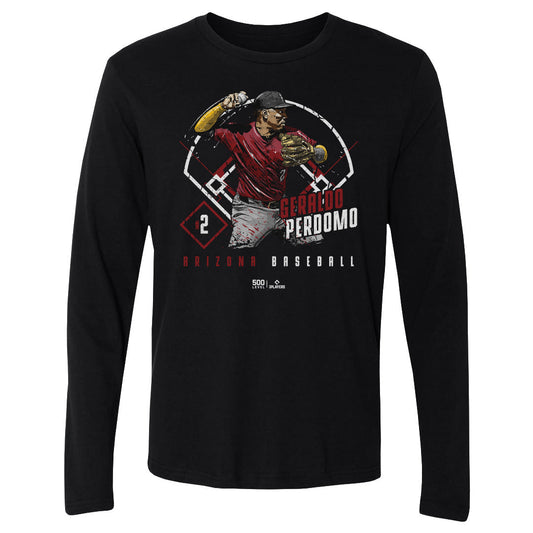 Geraldo Perdomo Arizona Ballpark WHT Mens Long Sleeve T product image 1