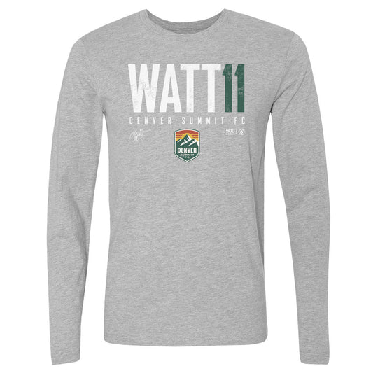 Ally Watt Denver Summit FC Elite WHT Mens Long Sleeve T product image 1