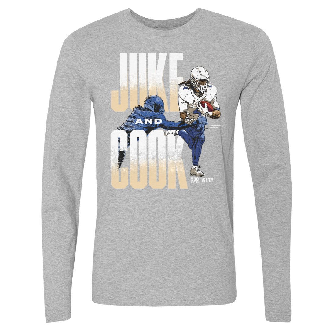 James Cook Buffalo Juke And WHT Mens Long Sleeve T Shirt product image 1
