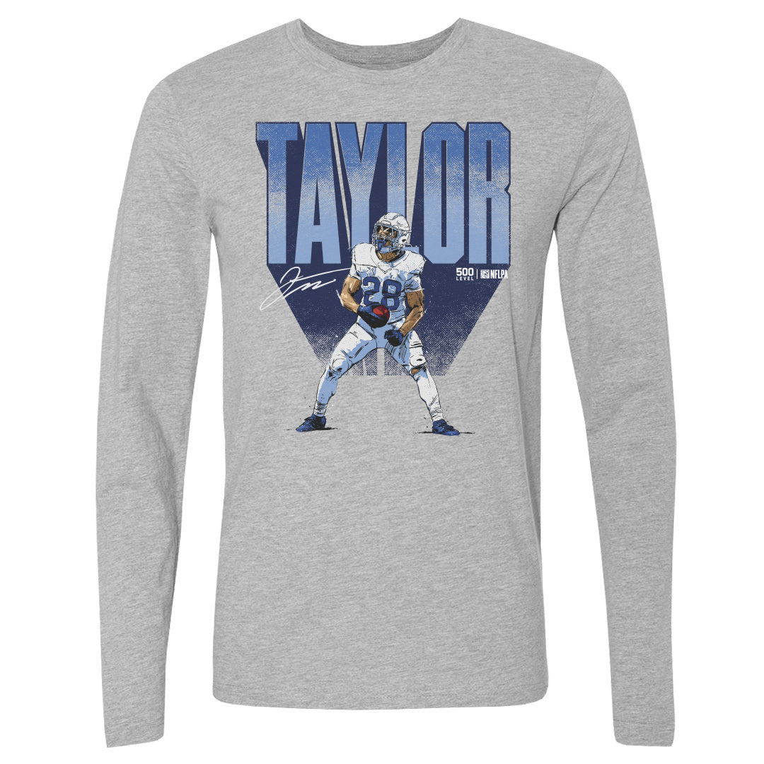 Jonathan Taylor Indianapolis Bold WHT Mens Long Sleeve T product image 1