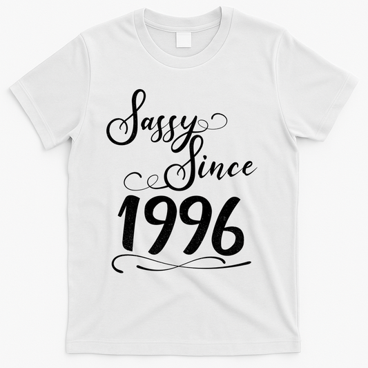 30th Birthday Sassy Since 1996 T-Shirt product image 1