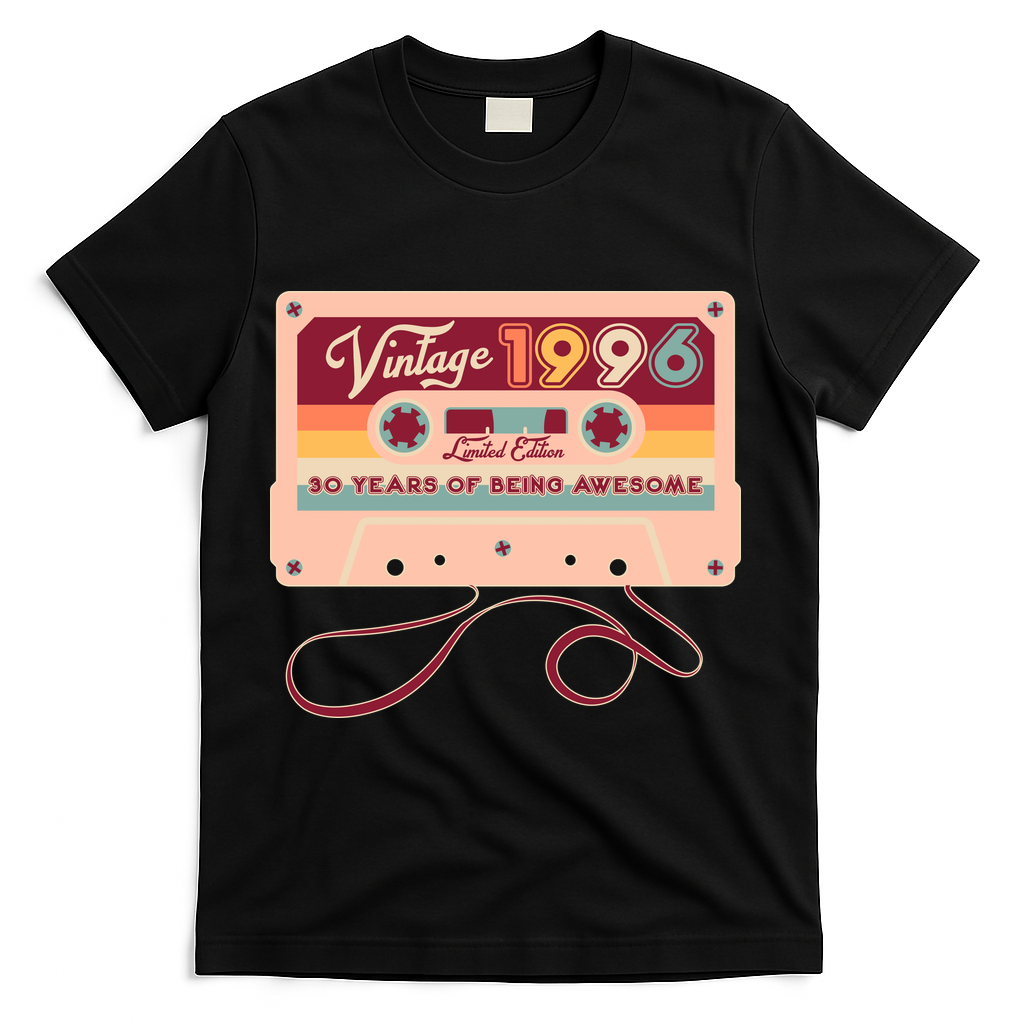30th Birthday Vintage 1996 Limited Edition Cassette Tape product image 2