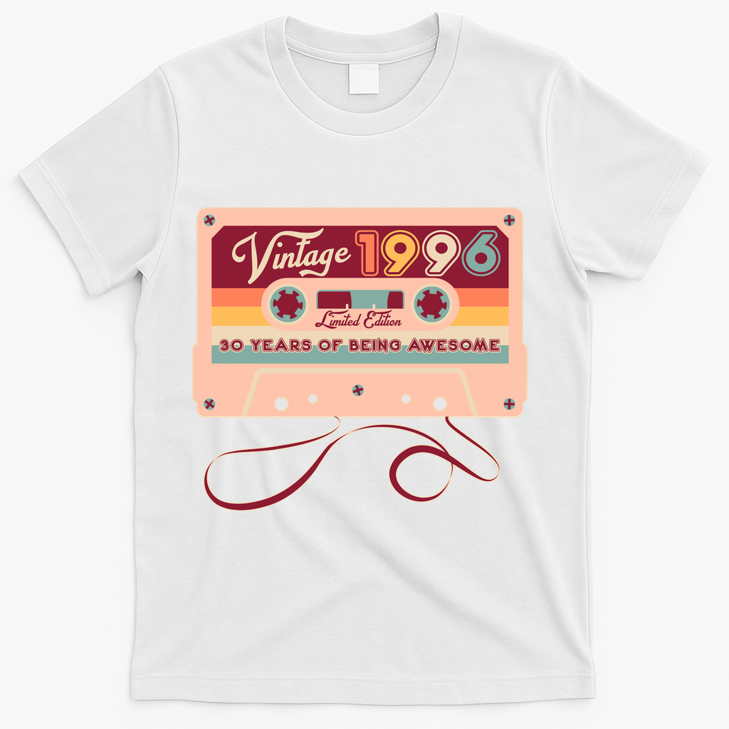 30th Birthday Vintage 1996 Limited Edition Cassette Tape product image 1
