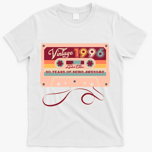 30th Birthday Vintage 1996 Limited Edition Cassette Tape product image 1