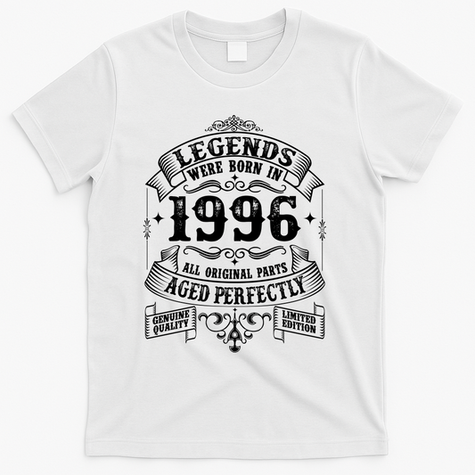 30th Birthday Vintage Scroll Border Legends Were Born Age product image 1