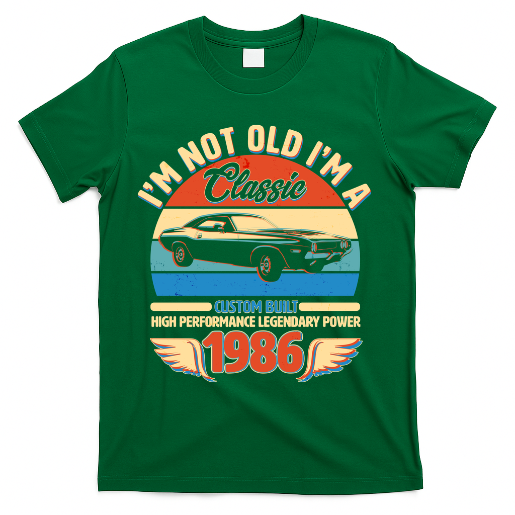40 Birthday 1986 I'm Not Old I'm A Classic Custom Built product image 4